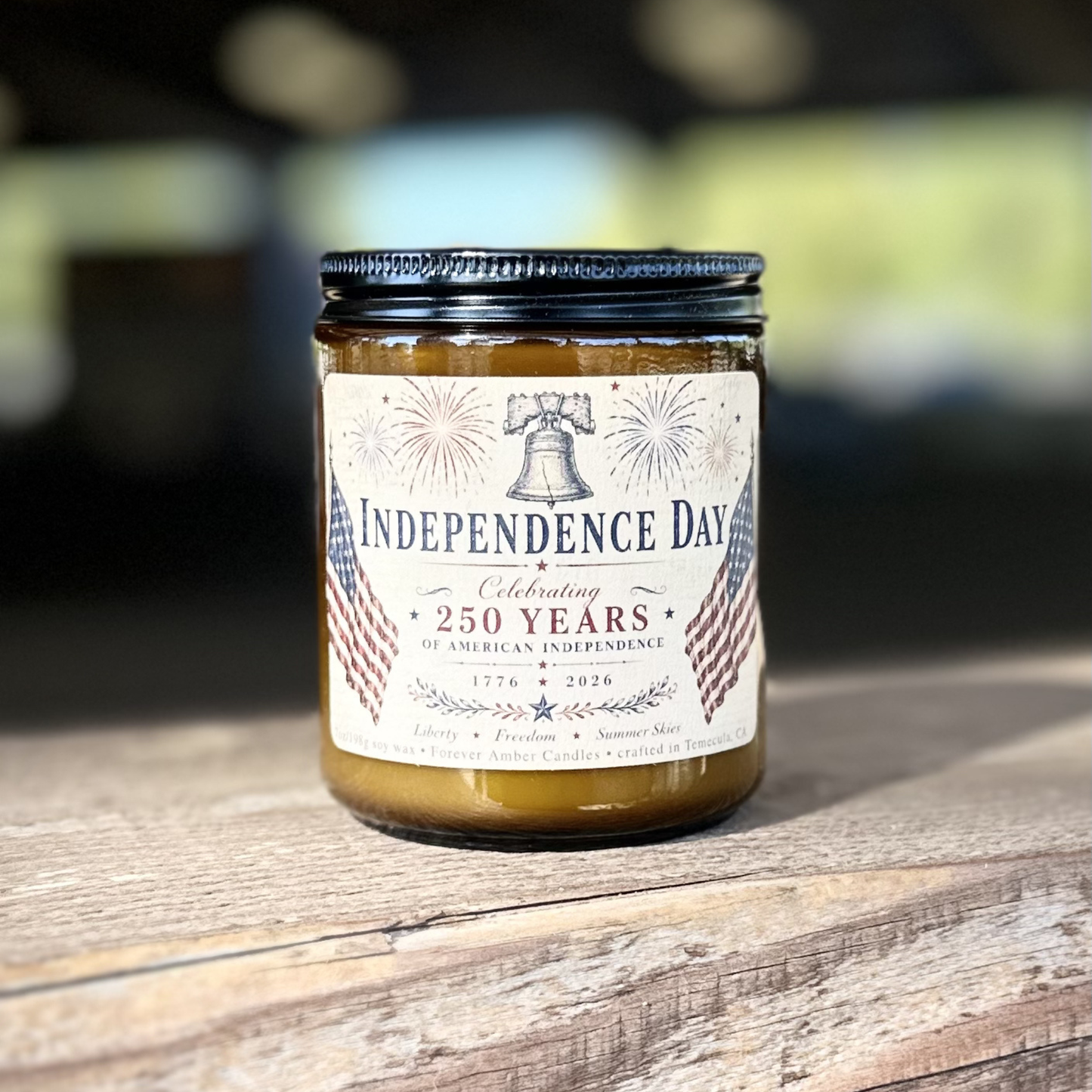 Independence Day Candle Limited Edition Pre-Order - 7oz soy candle