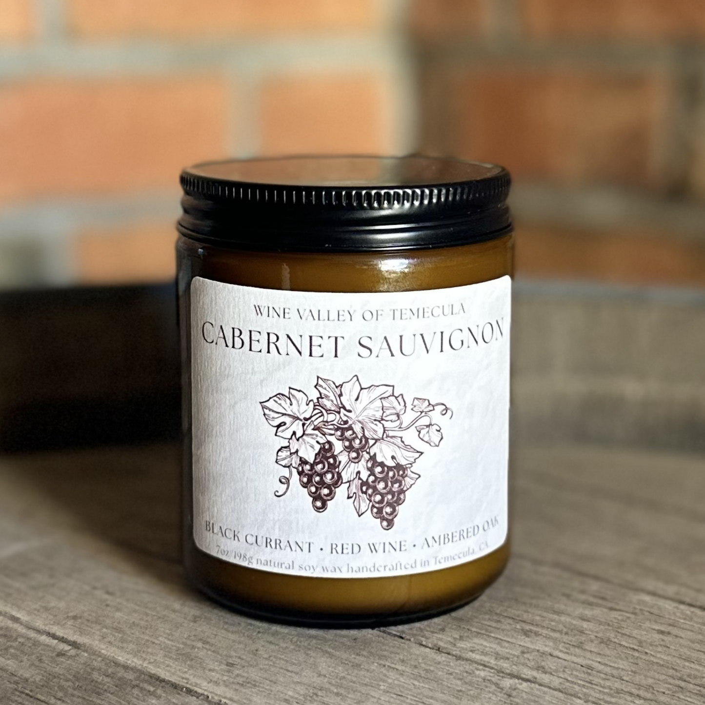 Cabernet Sauvignon 7oz Soy Candle