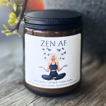 Zen AF 7oz soy wax candle 2