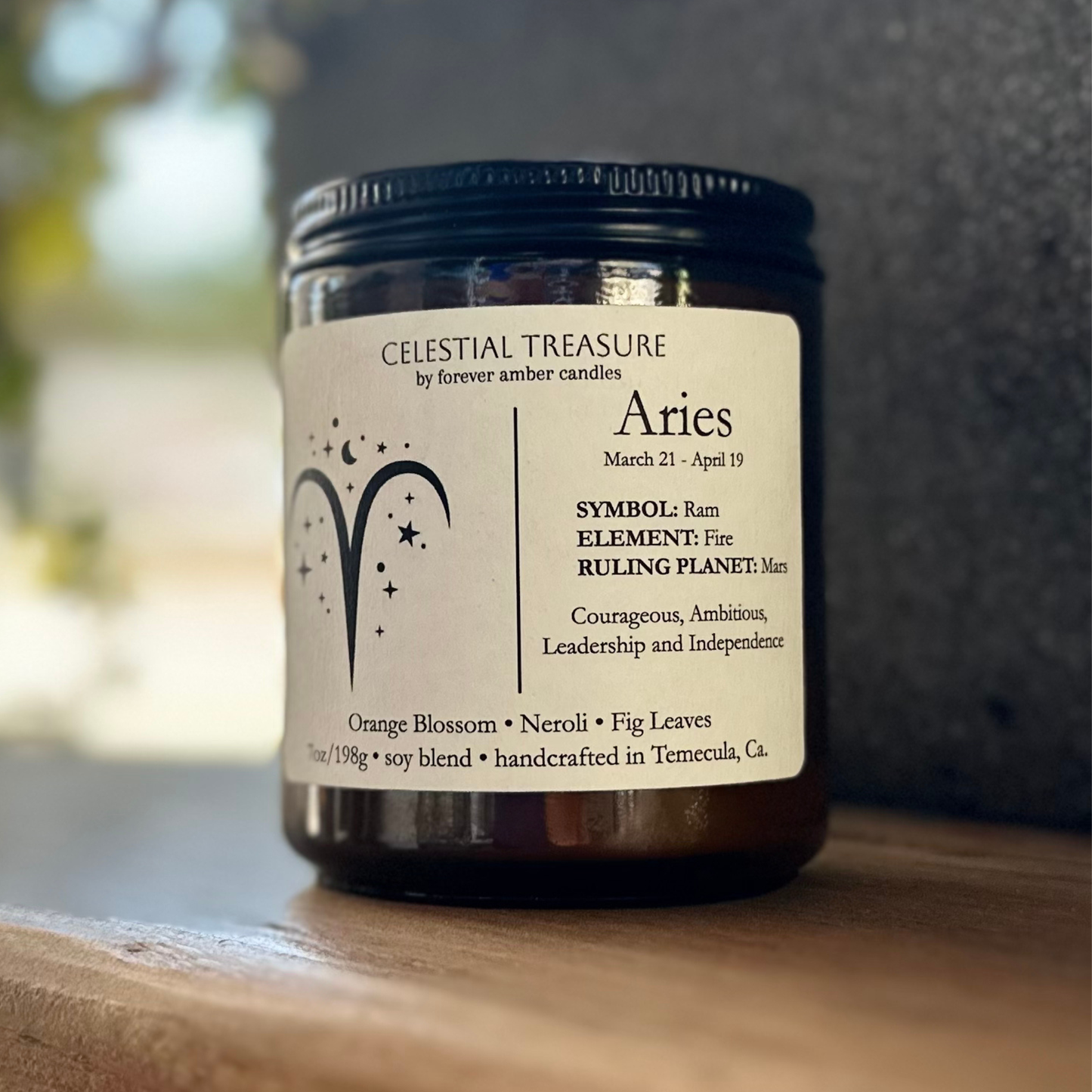 Celestial Treasure Aries 7oz Soy Candle