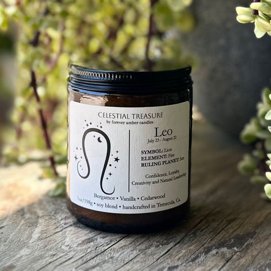 Celestial Treasure Leo 7oz Soy Candle