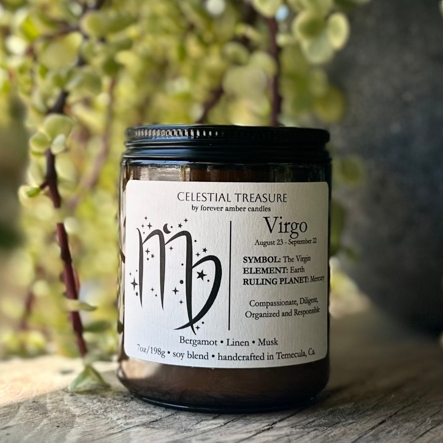 Celestial Treasure Virgo 7oz Soy Candle
