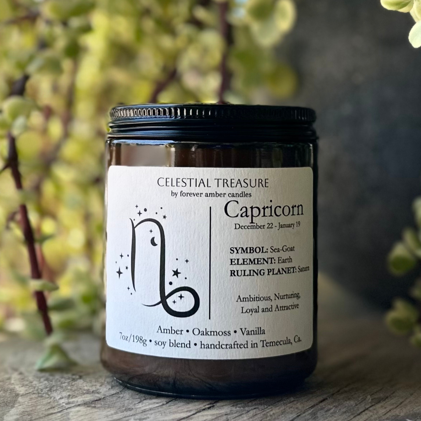 Celestial Treasure Capricorn 7oz Soy Candle