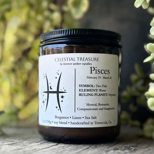 Celestial Treasure Pisces 7oz Soy Candle