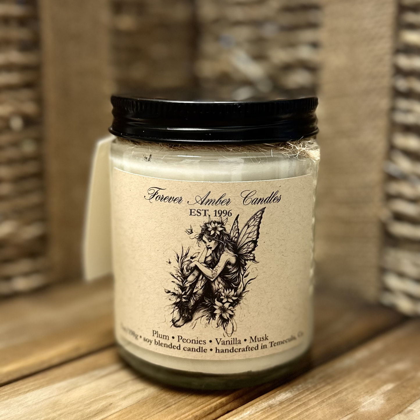 EST. 1996 crystal infused 7oz soy candle ￼
