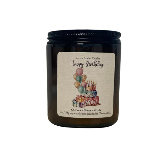 Happy Birthday 7oz Candle