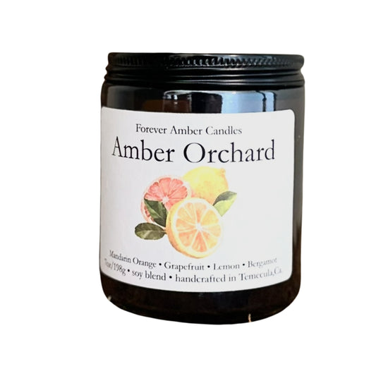 Amber Orchard 7oz Candle