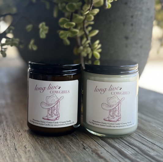 Long Live Cowgirls 7 oz soy candle