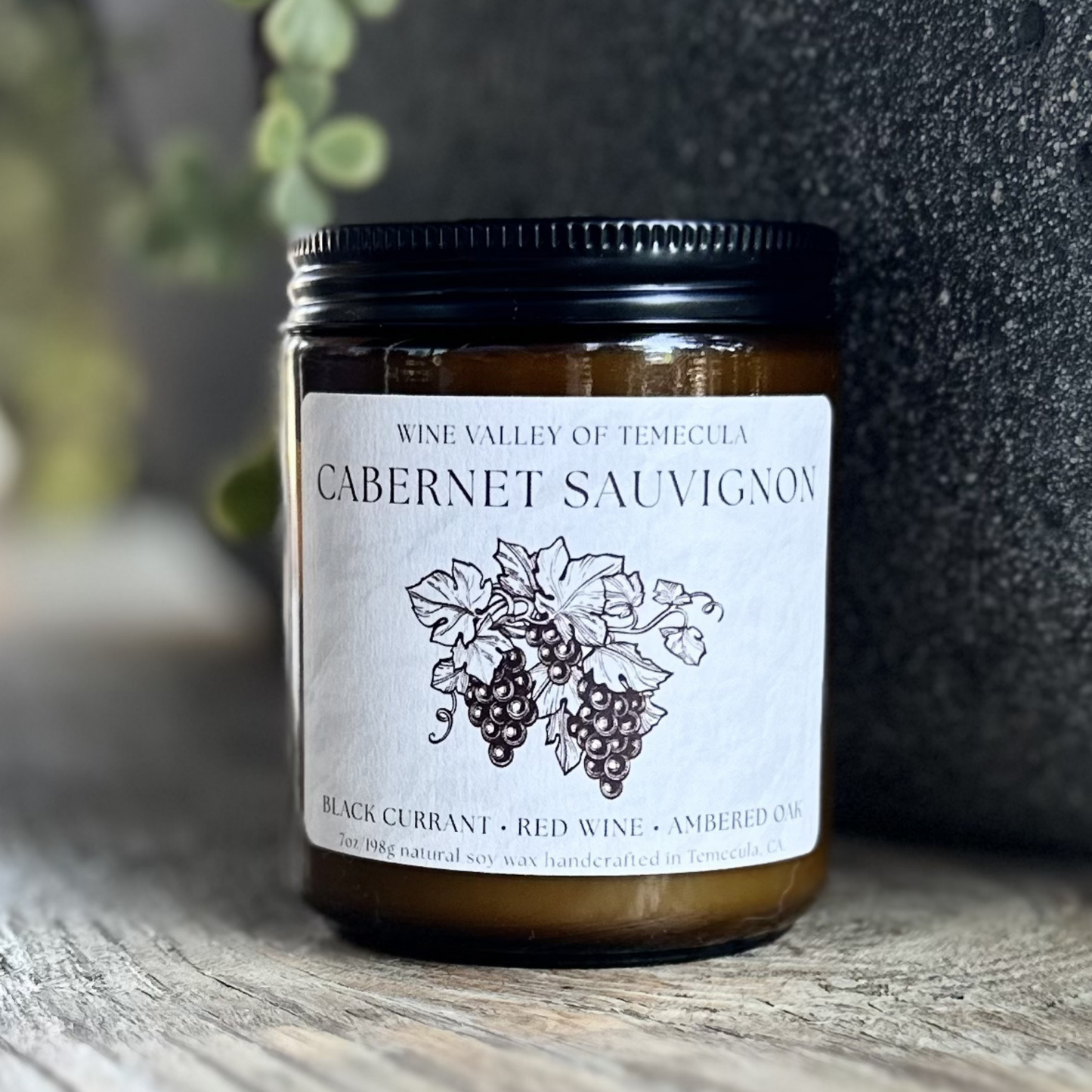 Cabernet Sauvignon 7oz Soy Candle