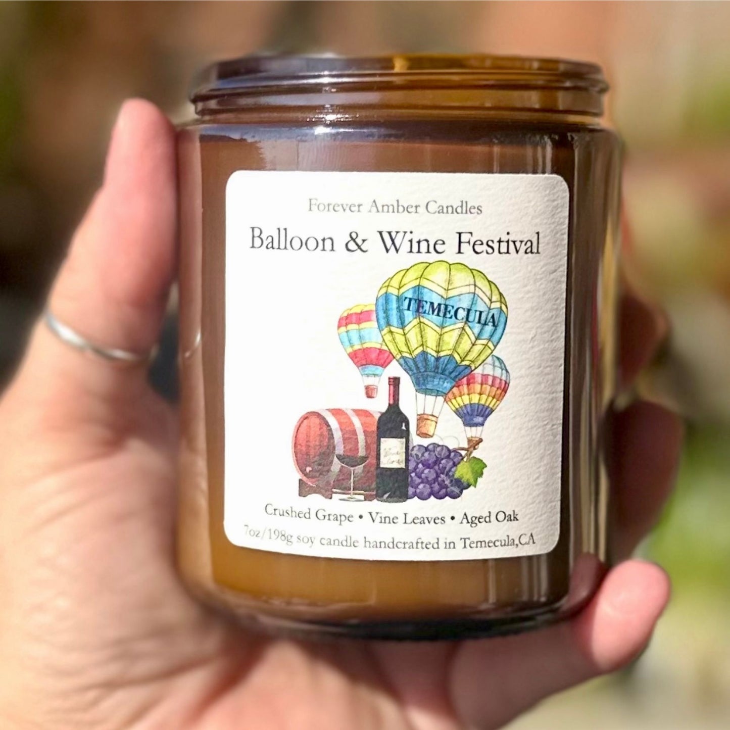 Balloon and Wine Festival 7oz candle