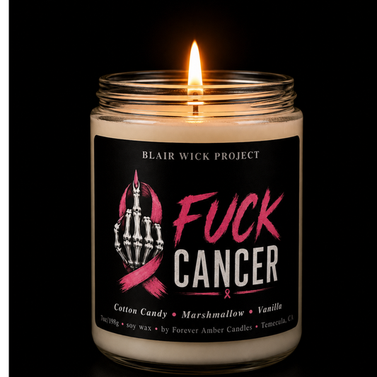 Fuck Cancer | Blair Wick Project 7oz soy candle