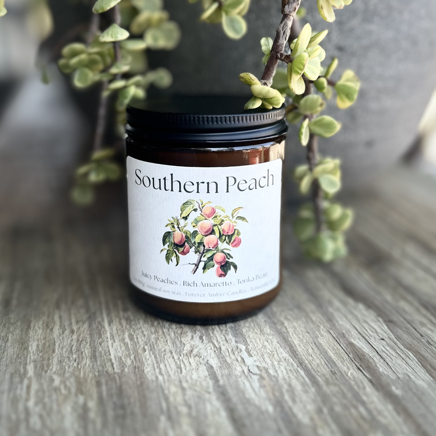 Southern Peach 7oz soy wax